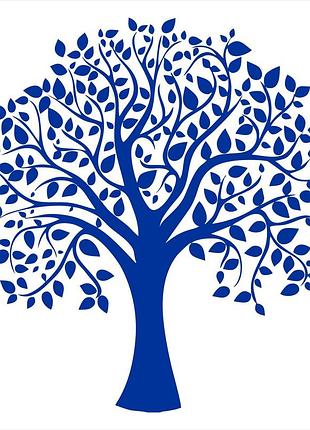 Трафарет дерево 1