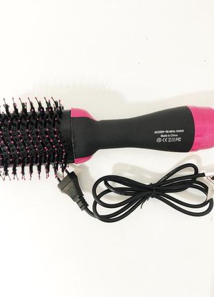 Фен щетка расческа 3в1 one step hair dryer 1000 вт 3 режима выпрямитель для укладки волос стайлер с функцией ионизации10 фото