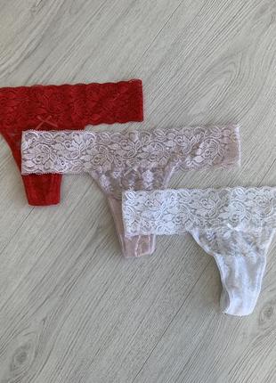 Трусы комплект летних кружковых трусиков 3 шт базовые accesformize