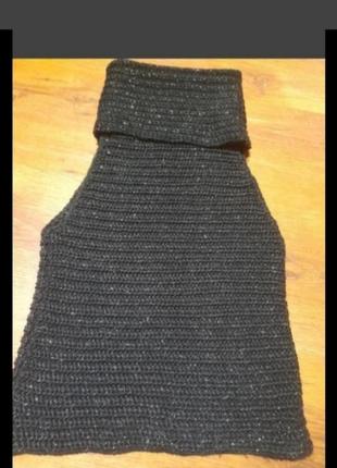 Гольф  без рукавів бренду mango c люрекс ниткою., p. s