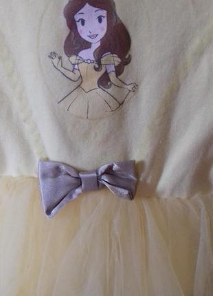 Неверотяно милый боди с юбочкой с очаровательной диснеевской принцессой belle3 фото