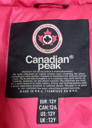 Пуховик куртка курточка зимняя демисизонная  canadian peak  брендовая4 фото
