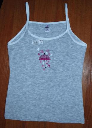 Майка тонка бретель розмір 4, 5 байкар baykar зонтик  парасолька