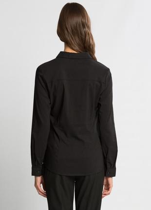 Черная женская рубашка lc waikiki / лс вайкики3 фото