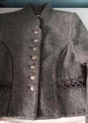 Шикарный, шерстяной жакет amann8 фото