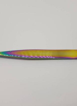 Пинцет для ресниц мини l тонкий для объемного наращивания multicolor