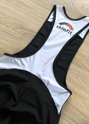 Мужской цельный легкоатлетический костюм для триатлона с карманами skinfit5 фото