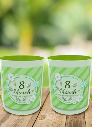 Печать на чашках,кружка с принтом"с 8 марта" кружка на подарок,чашка к 8 марта поздравление