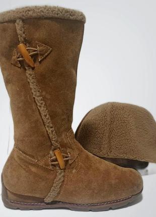 Замшевые зимние качественные сапоги из германии