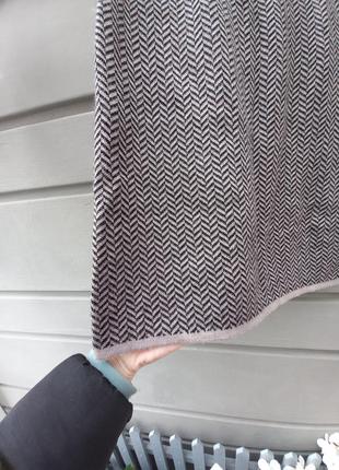 Юбка wool, спідниця вовняна, вязаная юбка трапеция7 фото