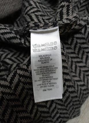 Юбка wool, спідниця вовняна, вязаная юбка трапеция3 фото