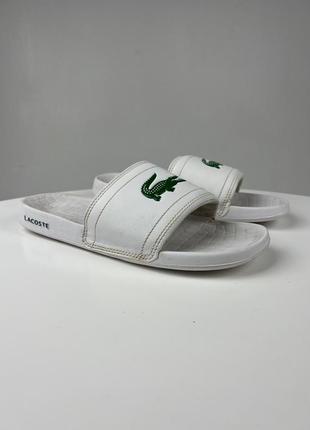 Оригинальные шлепанцы lacoste