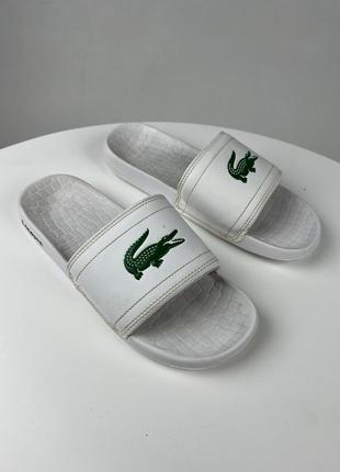 Оригінальні шльопанці lacoste2 фото