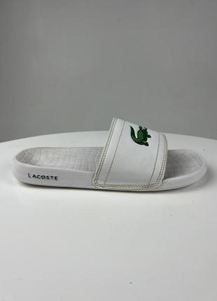 Оригінальні шльопанці lacoste5 фото