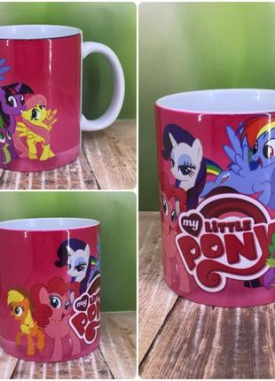 Друк на чашках,чашка "my little pony"