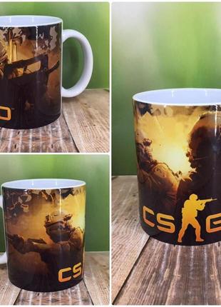 Печать на кружках,чашка "cs go"