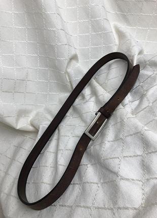 Кожаный ремень euro metal italy натуральная кожа с аутентическими потёртостями пояс