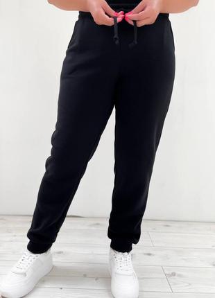 Спортивні штани. тканина тринитка на флісі 
колір чорний,мокко2 фото
