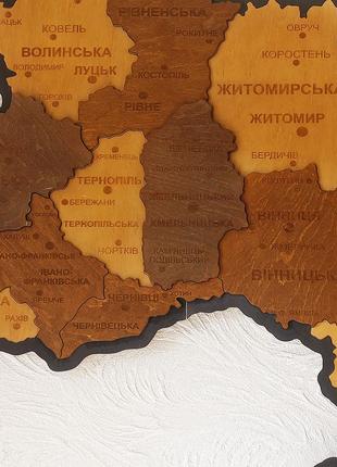 Карта україни велика 3d об'ємна багатошарова (+ коробка) 143*100 см    172 фото