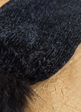 Вязаная черня шапочка esmara шапка женская деми3 фото