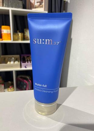 Пенка для умывания с аминокислотами su:m37 water-full amino cleansing foam 200 мл