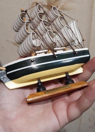 Корабль confection декор фигурка статуэтка модель миниатюра из дерева ручная работа...
