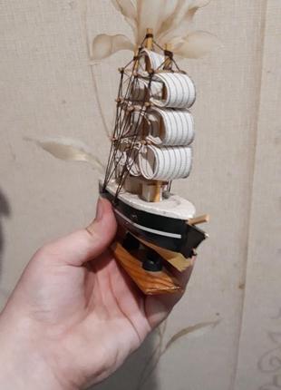 Корабль confection декор фигурка статуэтка модель миниатюра из дерева ручная работа...