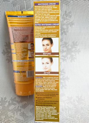 Крем для делікатного відбілювання wokali whitening cream collagen anti-wrinkle skin-care series.4 фото