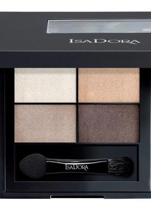 Тіні для повік isadora eye shadow quartet