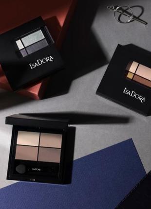 Тени для век isadora eye shadow quartet