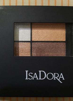 Тени для век isadora eye shadow quartet