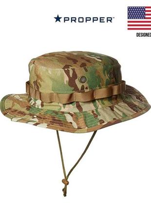 Капелюх мультикам propper boonie hat ocp тактична модульна військова панамка панама multicam