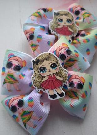 Нежные банты лол с поп ит