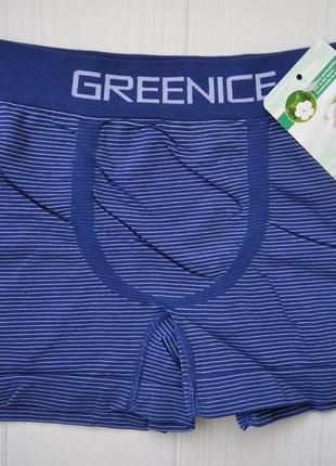 Боксеры мужские greenice бесшовные синий темный xl\xxl 7648