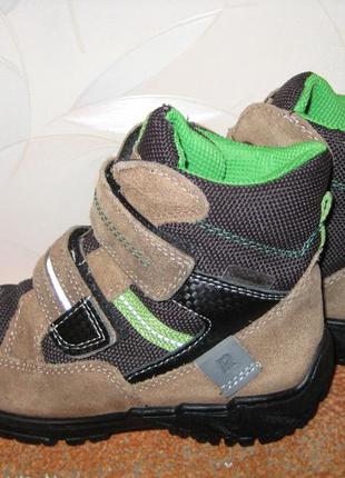 Кожаные термо ботинки ricosta sympa tex 29р. (19 см.)3 фото