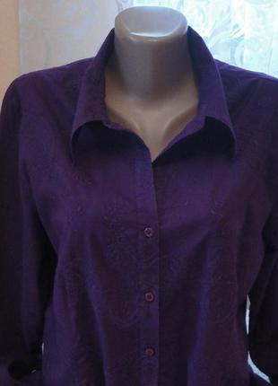 Супер брендовая рубашка блуза блузка хлопок прошва вышивка2 фото