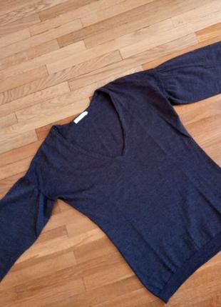 Тоненкая кофточка с качественными мягкой шерсти пышный рукав 36-38р.