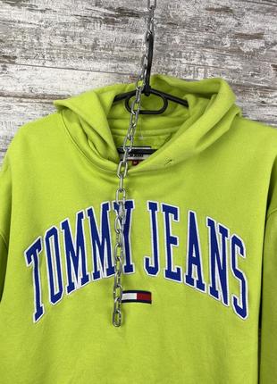 Мужское худи tommy hilfiger jeans кофта толстовка с капюшоном6 фото