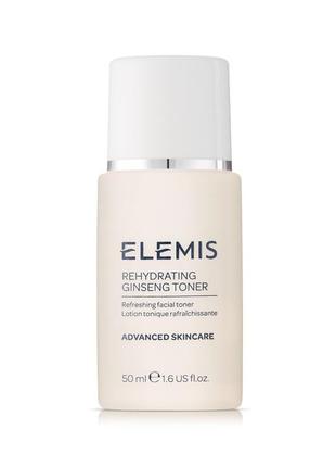 Увлажняющий тонер с женьшенем для сухой кожи elemis rehydrating ginseng toner 50ml