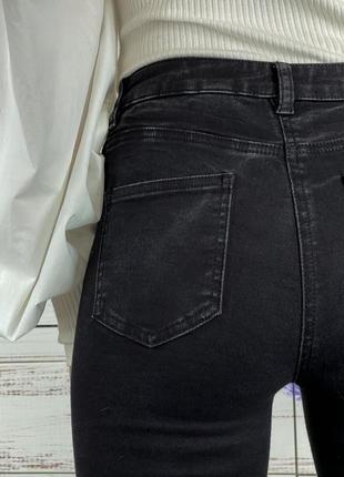 Чорні джинси скіні з вишивкою 1+1=34 фото