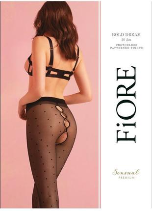 Жіночі колготки із вирізом fiore sensual