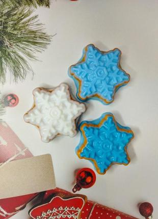 ❄️новорічне мило "сніжинка" ❄️