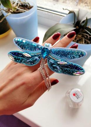 Брошь стрекоза broosh