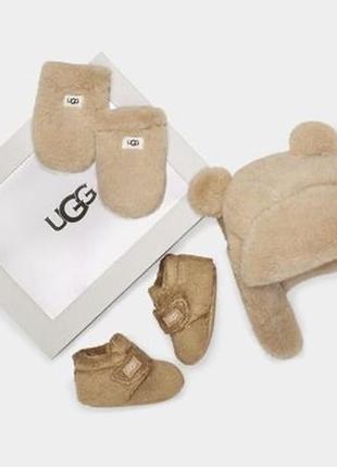 Детский набор bixbee and hat and mitten set | ugg