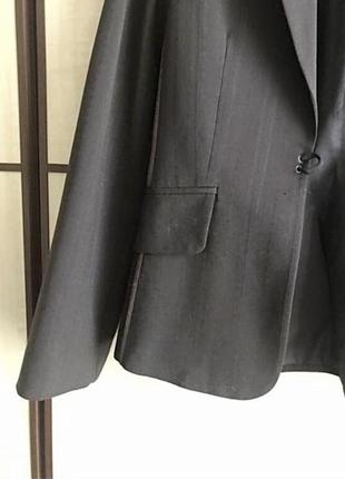Пиджак коричневый шерстяной10 фото