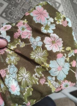 Шикарная шифоновая юбка макси в цветочный принт от h&m, p. 405 фото