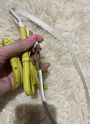 //////////////// тоненький двійний ремінь бантик /////////////