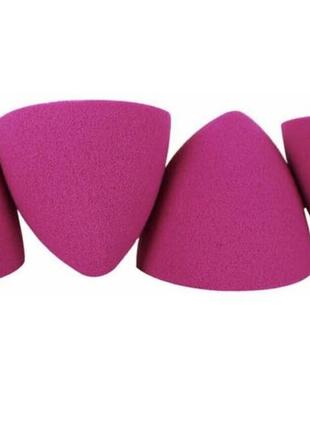 Набір спонжів для макіяжу real techniques miracle contour sponge wedges4 фото