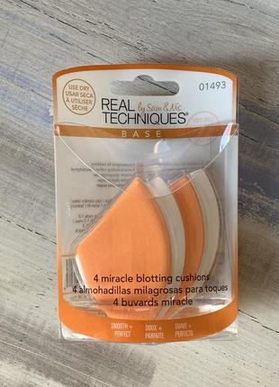 Набір спонжів real techniques 4 miracle blotting cushions2 фото