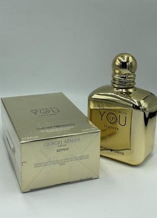 Emporio armani stronger with you leather від giorgio armani2 фото